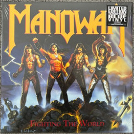 Manowar – Fighting the World (Transparent Blue Vinyl, 2024 Reissue)